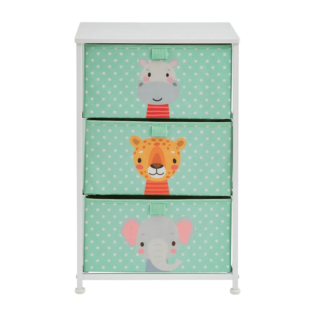 Liberty House Toys Jungle 3 Drawer Kids Storage Chest 4 Liberty House Toys Jungle 3 Drawer Kids Storage Chest - Image 2
