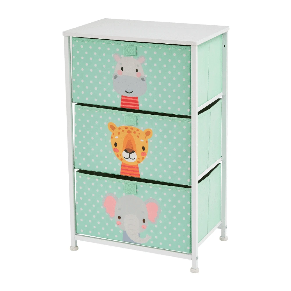 Liberty House Toys Jungle 3 Drawer Kids Storage Chest 6 Liberty House Toys Jungle 3 Drawer Kids Storage Chest - Image 4