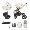 Babymore Kai Travel System Pecan With Base – Sandstone 1 Babymore Kai Travel System Pecan With Base – Sandstone -Baby Supplies Kai Travel System Pecan with Base – Sandstone