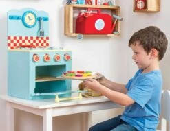 Le Toy Van Oven And Hob Blue With Pizza 10 Le Toy Van Oven And Hob Blue With Pizza -Baby Supplies Le Toy Van Oven and Hob Set Blue 3 1
