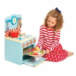 Le Toy Van Orginal Kitchen Oven And Cooker Set -Baby Supplies Le Toy Van Oven and Hob Set Blue 5