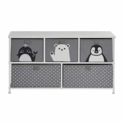 Liberty House Toys Arctic 5 Drawer Kids Storage Chest 14 Liberty House Toys Arctic 5 Drawer Kids Storage Chest -Baby Supplies MKMK