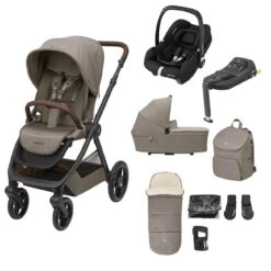 Maxi-Cosi Oxford 9 Piece Cabriofix Bundle – Twillic Truffle