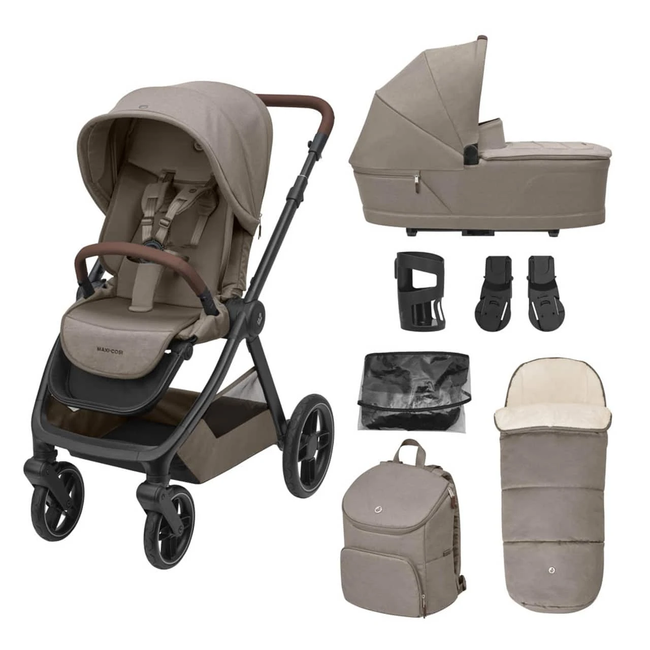 Maxi-Cosi Oxford Pushchair Essential Bundle – Twillic Truffle 3 Maxi-Cosi Oxford Pushchair Essential Bundle – Twillic Truffle
