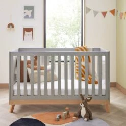 Babymore Mona 2 Piece Nursery Room Set – Grey -Baby Supplies Mona 3 Piece Room Set GREY 3 scaled 1