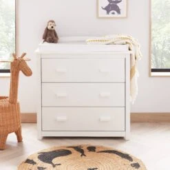 Babymore Mona 4in1 3 Piece Nursery Room Set – White -Baby Supplies Mona 3 Piece Room Set WHITE 4 scaled 1 4