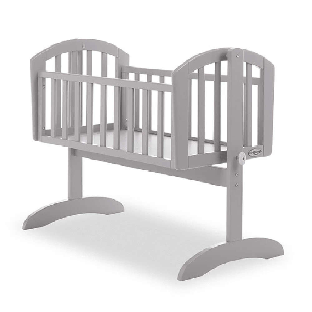 Obaby Sophie Swinging Crib Warm Grey 3 Obaby Sophie Swinging Crib Warm Grey