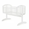 Obaby Sophie Swinging Crib White -Baby Supplies OBABY SOPHIE SWINGING CRIB WHITE