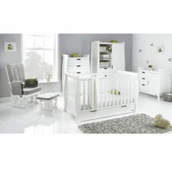 Obaby Stamford Classic 5 Piece Nursery Room Set – White