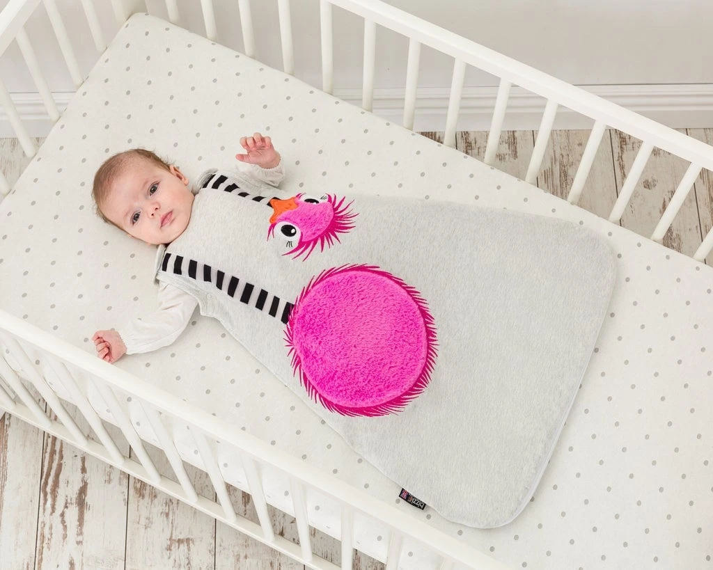 Bizzi Growin -BABY SLEEPING BAG 0-6 MONTHS 2.5 TOG – Octavia Ostrich 5 Bizzi Growin -BABY SLEEPING BAG 0-6 MONTHS 2.5 TOG – Octavia Ostrich - Image 3