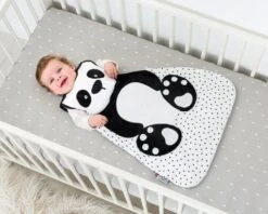 Bizzi Growin – BABY SLEEPING BAG 0-6 MONTHS 2.5 TOG – Panda -Baby Supplies Panda Sleeping bag 2