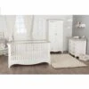 CuddleCo Clara 3 Piece Nursery Set – White/Ash -Baby Supplies RhXlnMqf