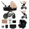 Kinderkraft MOOV 2 Travel System Beige -Baby Supplies SERT56Y7U