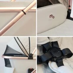 My Babiie MB500 3-in-1 Travel System – Rose Gold Stone -Baby Supplies SXDC
