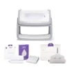 SnuzPod 4 Essential Bundle Dove Grey -Baby Supplies SnuzPod4 Bedside Crib Essential Bundle Dove Grey