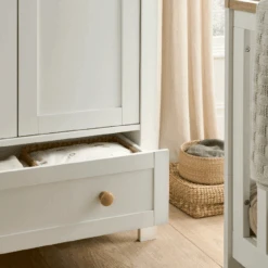 Mamas & Papas Wedmore 3 Piece Nursery Room Set – White/Natural -Baby Supplies TFHYETY