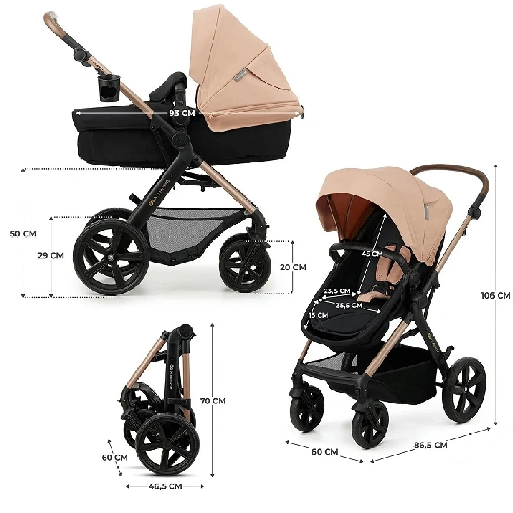 Kinderkraft MOOV 2 Travel System Beige 16 Kinderkraft MOOV 2 Travel System Beige - Image 14