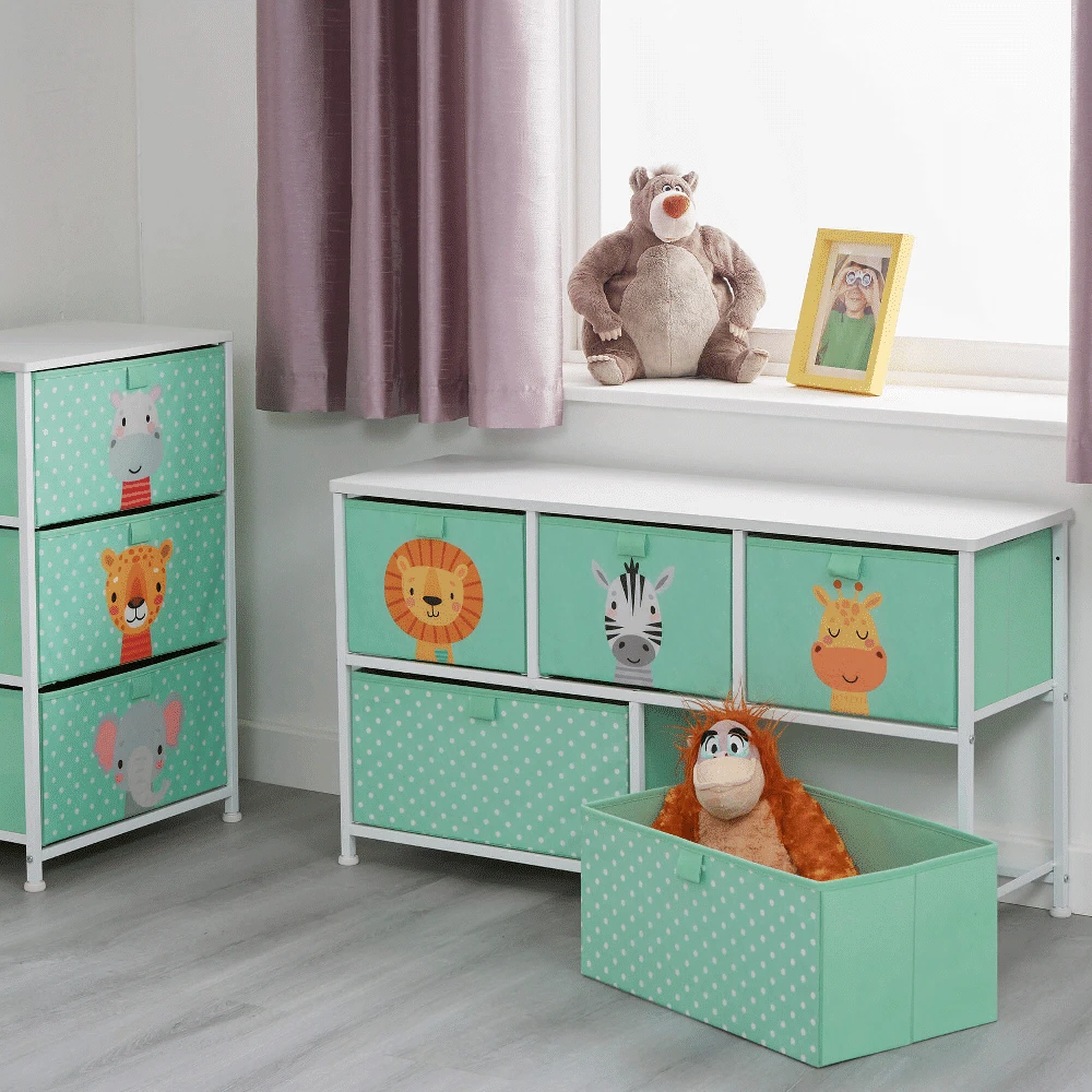 Liberty House Toys Jungle 5 Drawer Kids Storage Chest 5 Liberty House Toys Jungle 5 Drawer Kids Storage Chest - Image 3