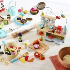 Vilac Multi Activity Wooden Kitchen Bundle -Baby Supplies TRY5Y7
