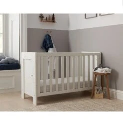 Tutti Bambini Alba Mini Cot Bed – White