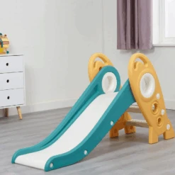 Liberty House Toys Green And Gold Kids Rocket Slide
