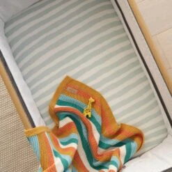 Tutti Bambini Bedside Crib Fitted Sheets 2pk – Run Wild -Baby Supplies UOY