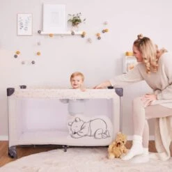 Hauck Dream N Play Go – Pooh Rainbow Beige -Baby Supplies VDBGHRY5U