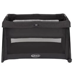 Graco FoldLite LX Travel Cot With Bassinet – Midnight -Baby Supplies VDGR 3