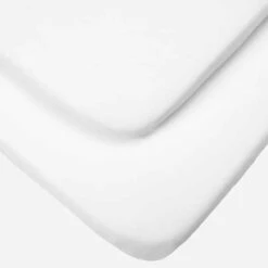 Tutti Bambini Essentials Crib Fitted Sheets 2pk – White