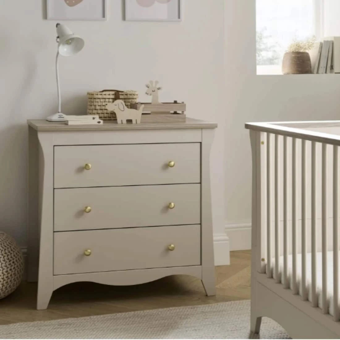 CuddleCo Clara 5 Piece Nursery Set Bundle – Cashmere/Ash 7 CuddleCo Clara 5 Piece Nursery Set Bundle – Cashmere/Ash - Image 5