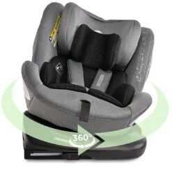 Lorelli PHOENIX I-Size ISOFIX 360 Car Seat – Grey -Baby Supplies VSGET 7