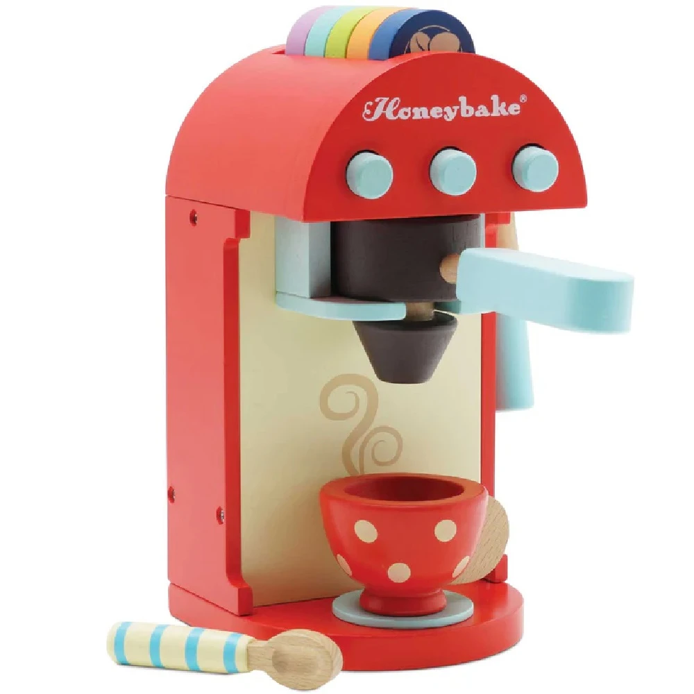 Le Toy Van Wooden Toy Coffee Machine And Pods 3 Le Toy Van Wooden Toy Coffee Machine And Pods