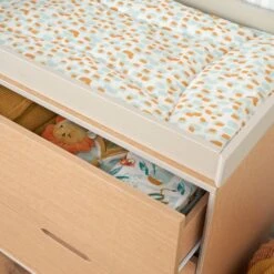 Tutti Bambini Fika 4in1 3 Piece Room Set – Light Oak/White Sand -Baby Supplies VSgEHRY