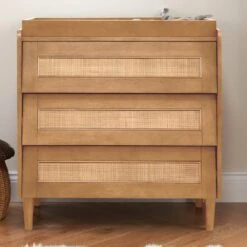 Tutti Bambini Japandi Chest Changer – Light Oak -Baby Supplies W3E4R5 1