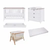 Tutti Bambini Verona 5 Piece Newborn Room Set – White Oak