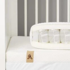 CuddleCo Clara White/Ash Cot Bed 17 CuddleCo Clara White/Ash Cot Bed -Baby Supplies XVDG