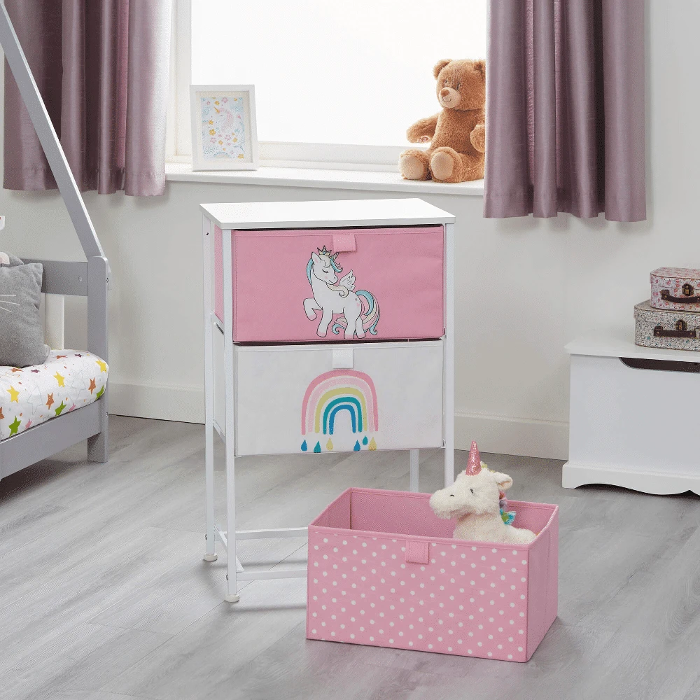 Liberty House Toys Unicorn 3 Drawer Kids Storage Chest 5 Liberty House Toys Unicorn 3 Drawer Kids Storage Chest - Image 3