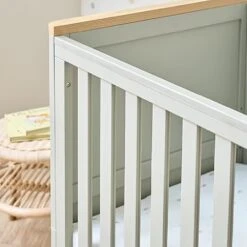 Tutti Bambini Misha Cot Bed – Sage/Golden Oak -Baby Supplies ZSDER 2