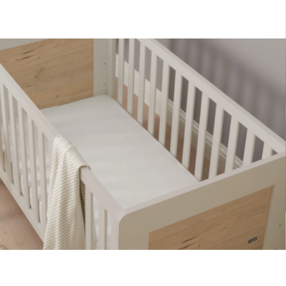 Tutti Bambini Alba Mini Cot Bed – Sand/Distressed Oak 4 Tutti Bambini Alba Mini Cot Bed – Sand/Distressed Oak - Image 2