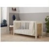 Tutti Bambini Alba Cot Bed – Sand/Distressed Oak 2 Tutti Bambini Alba Cot Bed – Sand/Distressed Oak -Baby Supplies alba white and oak