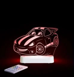 Aloka Childrens Remote Control Night Light – Racecar