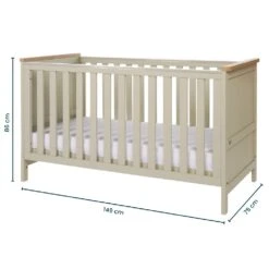 Tutti Bambini Misha Cot Bed – Mushroom/Golden Oak -Baby Supplies awe3456 1