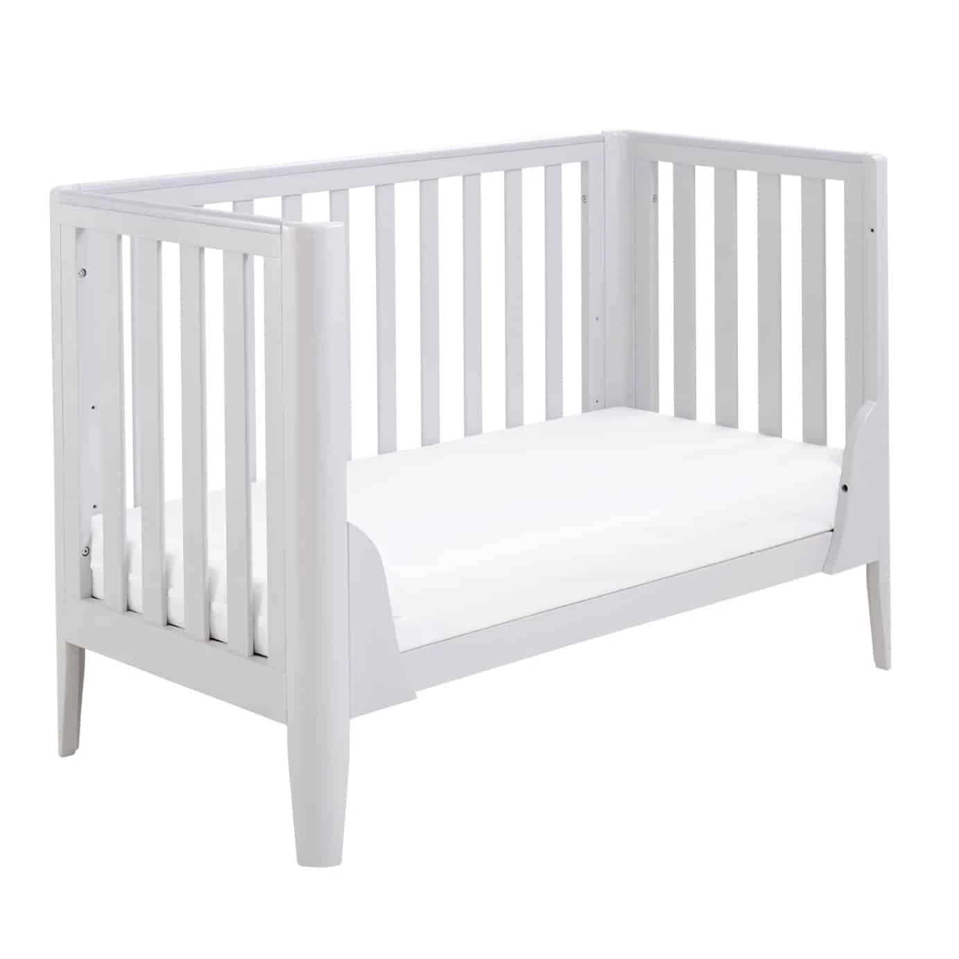 Babymore Iris Cot Bed – Grey 5 Babymore Iris Cot Bed – Grey - Image 3