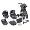 Babymore Memore V2 Isofix 3 In 1 Travel System – Chrome