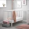 Obaby Bantam Cot White 2 Obaby Bantam Cot White -Baby Supplies bantam cot
