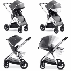 Babymore Memore V2 Pram Pushchair 11 Piece Chrome 18 Babymore Memore V2 Pram Pushchair 11 Piece Chrome -Baby Supplies bnfhyrrdt