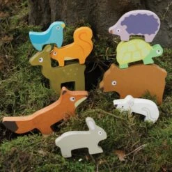 Le Toy Van Forest Animals Wooden Stacking Toy -Baby Supplies cc 1