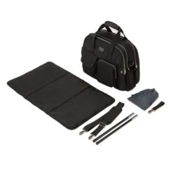 Bizzi Growin Travel Crib Changing Bag Chelsea Black -Baby Supplies changing pod black 6
