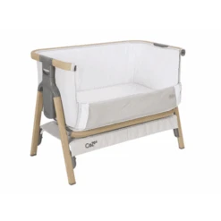 Tutti Bambini Rio Newborn 6 Piece Nursery Room Set Bundle – Dove Grey/Oak -Baby Supplies cozee oak silver dropside down 1