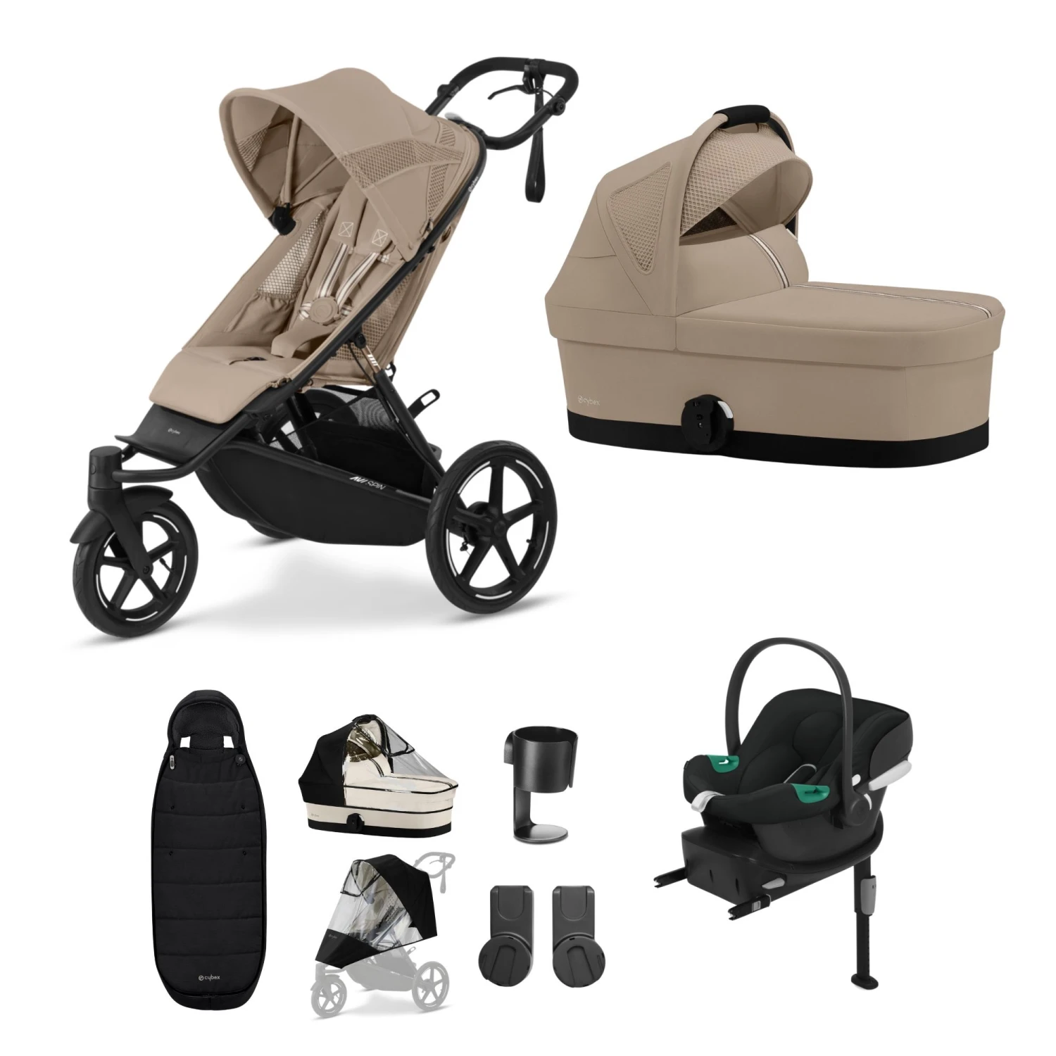 Cybex AVI Spin 10 Piece Bundle – Almond Beige 3 Cybex AVI Spin 10 Piece Bundle – Almond Beige